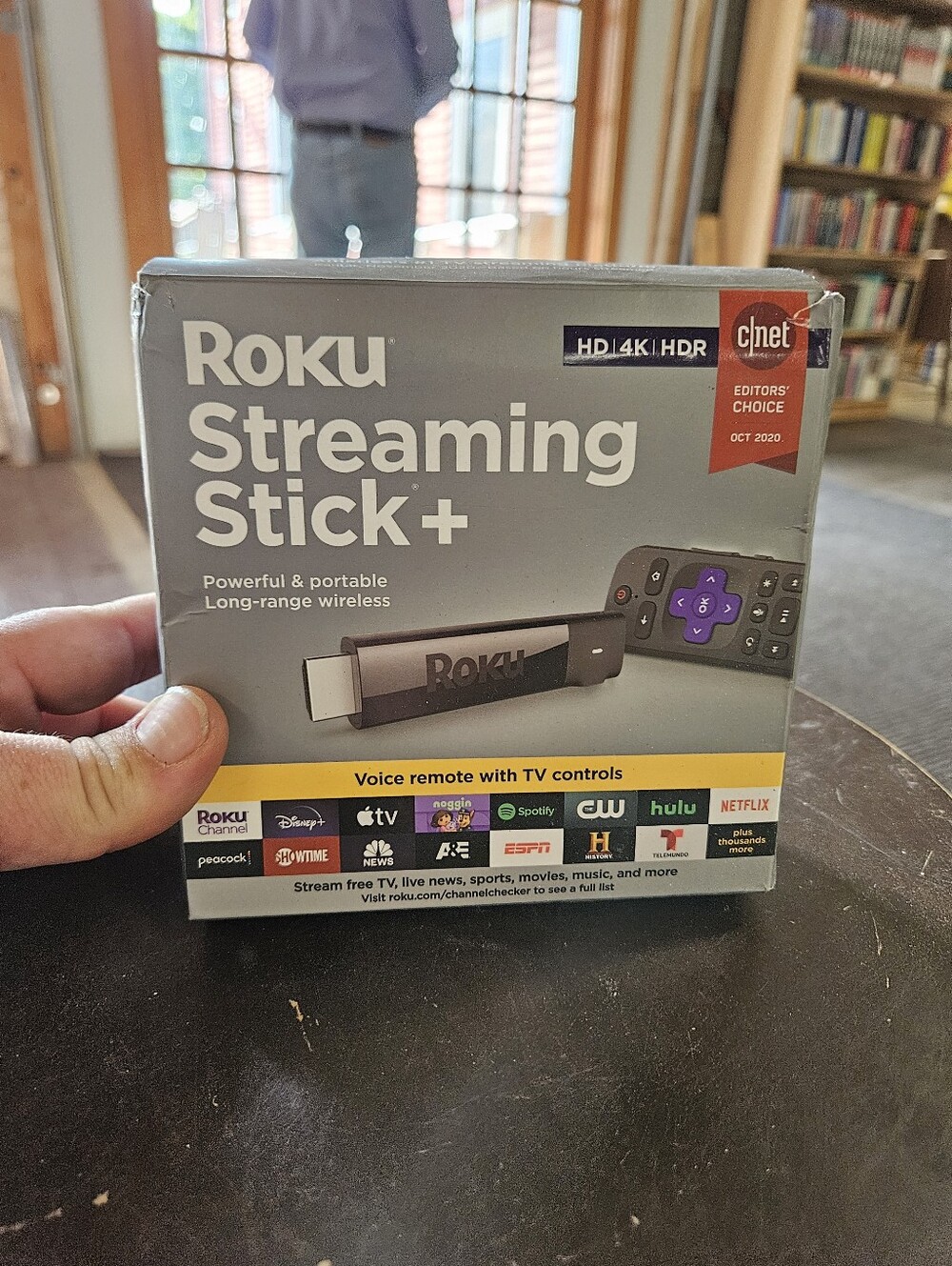 Roku Streaming Stick Plus 3810R - 4K Streaming Media Player with Voice Remote